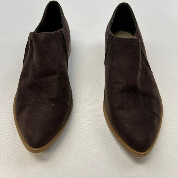 Christian Siriano Brown Pointed Toe Oxford Slip On Size 7 - Picture 4 of 9